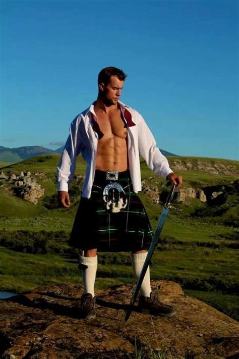 Fine Scotsman Scottish Man Scottish Kilts Scottish Tartans Scottish Highlands Muscles