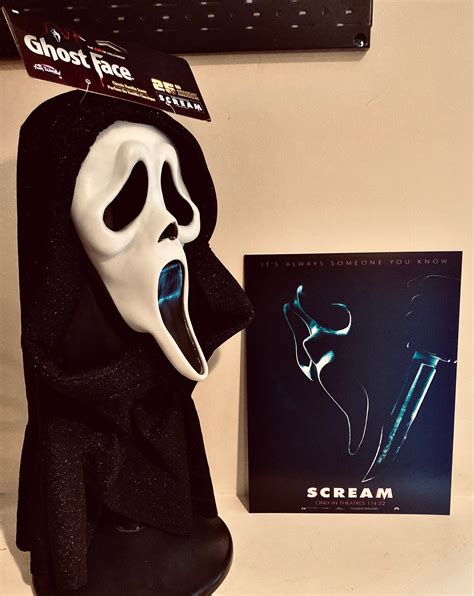 Scream 25th Anniversary Ghost Face Scream Mask Tagged Rare Etsy Uk