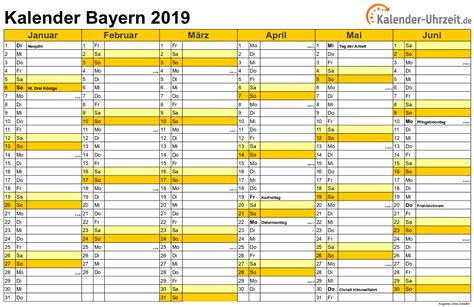 Gesetzliche feiertage und schulferien 2021 in bayern. Feiertage 2019 Bayern + Kalender