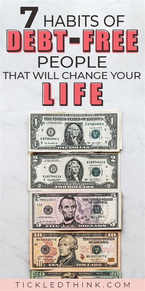 7 Habits Of Debt Free People That Will Change Your Life Debt Free