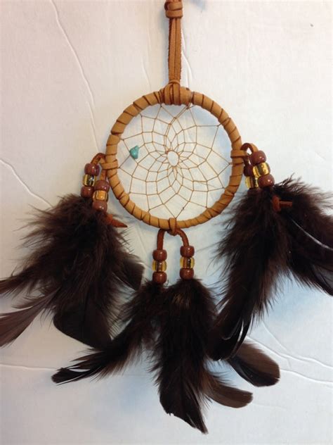 Brown Traditional Cherokee Dream Catcher