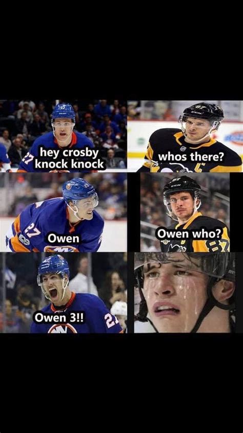 Joke With Crosby Hockey Nhl Nhl Hockey Memes Hockey Mom