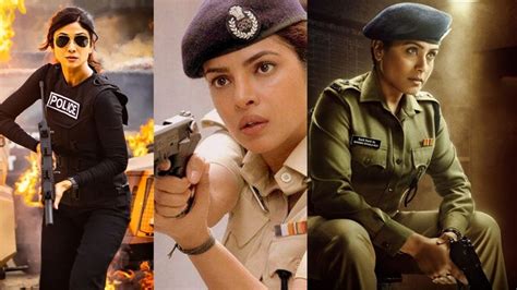 top 8 fierce women cops from bollywood s cop universe priyanka chopra to rani mukherjee shilpa