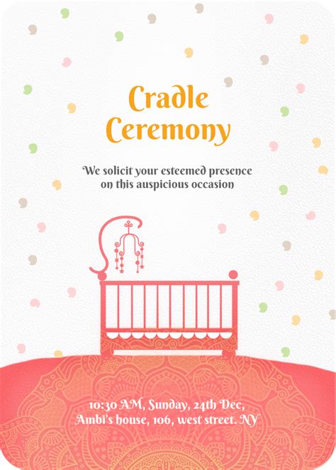 Check spelling or type a new query. Card Preview | Naming ceremony invitation, Cradle ceremony ...