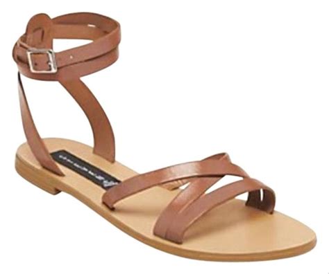 Steven By Steve Madden Brown Matas Strappy Wrap Sandals Size Us 6