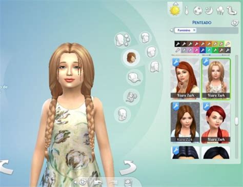 Mystufforigin Maddison Hair For Girls Sims 4 Hairs
