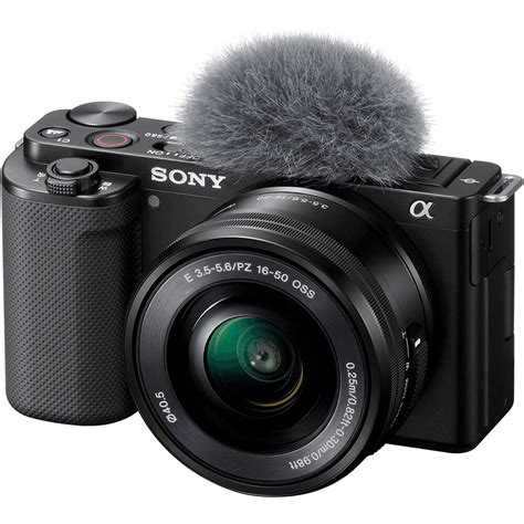 Câmera Sony Zv E10 Mirrorless 4k Com Lente 16 50mm Preta Kabum