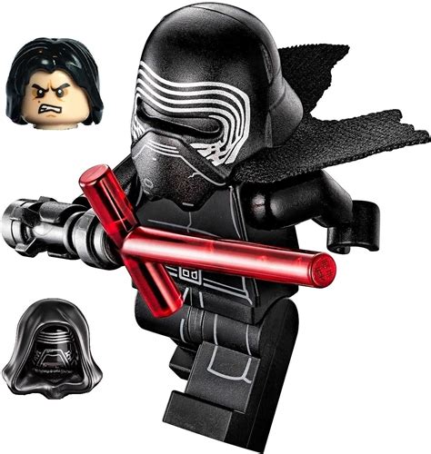 Lego Star Wars Minifigure Kylo Ren Complete With Helmet Hood Hair
