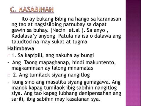 Ibigay Ang Kahulugan At Mga Halimbawa Ng Sumusunod Na Salitang