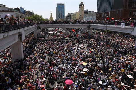 With the situation we see happening now, we have to assume that the military is staging a coup, myo nyunt, a spokesman for. Myanmar coup protesters mass again, reject army's claim it ...