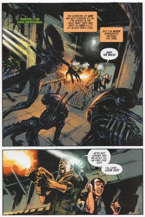 Aliens Colonial Marines Dark Horse Comic Preview Alien Vs Predator