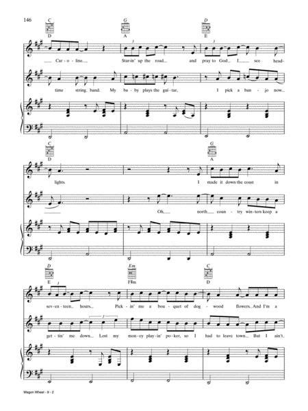 Wagon Wheel By Ketch Secor And Bob Dylan Digital Sheet Music For Download Print AX PS