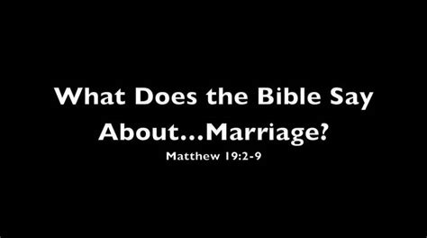 What Does The Bible Say Aboutmarriage On Vimeo