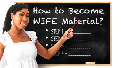 How To Become Wife Material Youtube