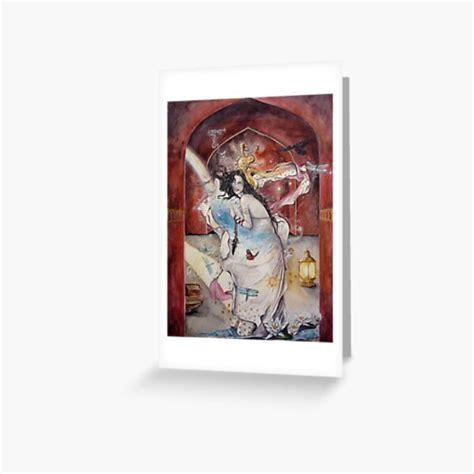 Maya Goddess Of Illusion Greeting Card For Sale By Juliaguthrie Redbubble