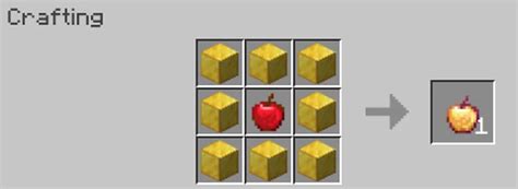 Craftable Enchanted Golden Apple Minecraft Data Pack