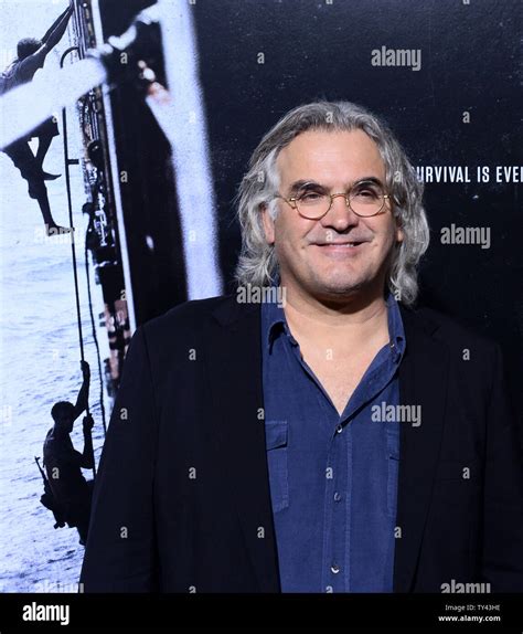 director paul greengrass attends the premiere of his new biographical motion picture thriller