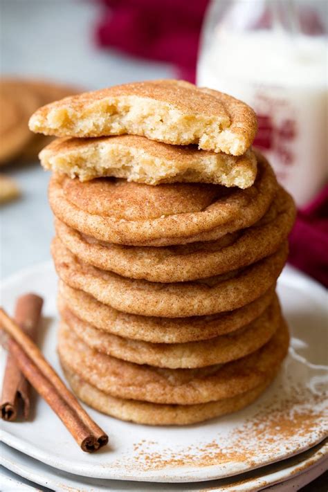 Blend in the flour, cream of tartar, soda and salt. Soft and Chewy Snickerdoodles - HouseKeeperMag.com