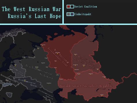 Map Of The Borders One Day Before The Beginning Of The West Russian War