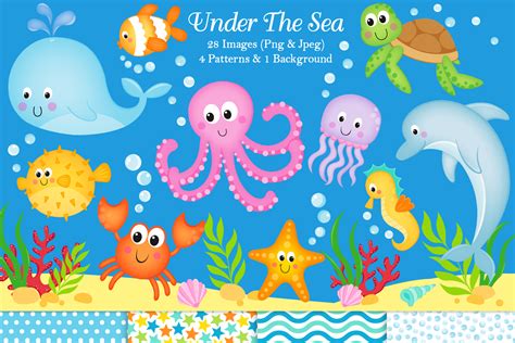 Under The Sea Clipart Under The Sea Graphics And Illustration 75434