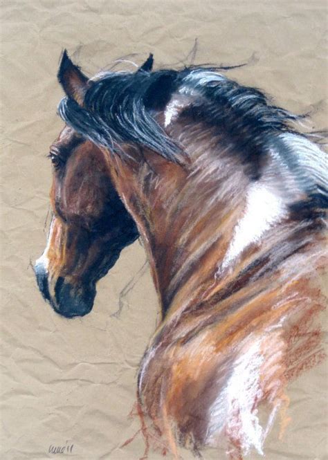Pastel Horse Equine Art Horse Painting Equestrian Art