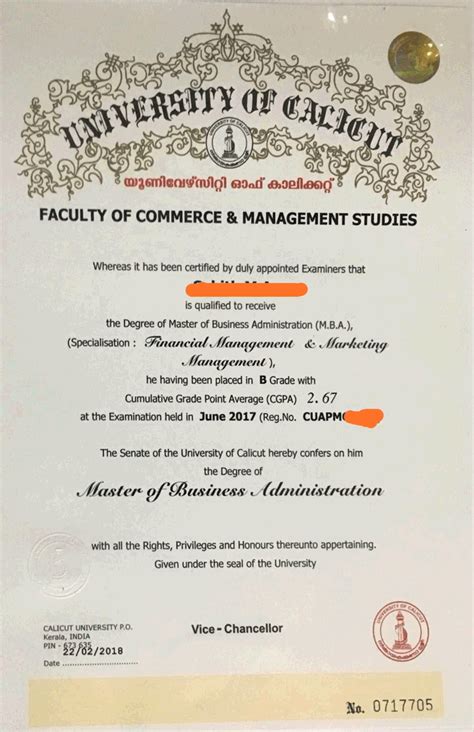 As explained above, these courses let students, thousands at a time, take courses from great universities for free online. Vnsgu Degree Certificate Image : Welcome to Veer Narmad ...