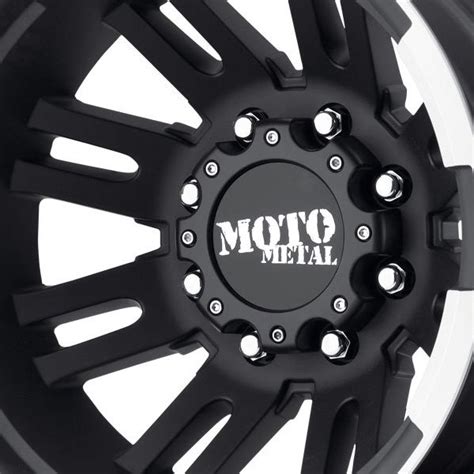 Moto Metal Mo963 Dually Matte Black Machined Wheels