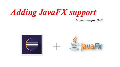Javafx Tutorial Installation Of Javafx Youtube