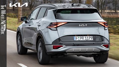 2022 Kia Sportage Gt Line Lunar Silver Driving Interior Exterior