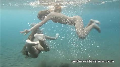 Julia And Masha Are Swimming Nude In The Sea Xnxx Com