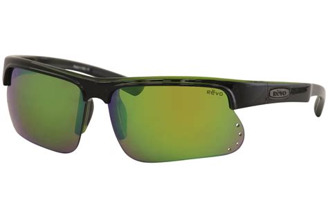 Revo Mens Cusp S Re1025 Re1025 18 Blackgreen Polarized Sunglasses