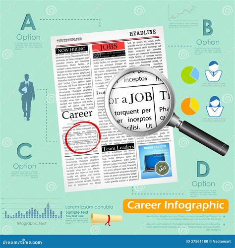 Career Infographics Stock Vector Illustration Of Infograph 37561180