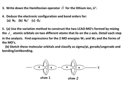 Therefore, the hamiltonian operator for the schrödinger equation describing this system consists only of the kinetic energy term. Solved: 3. Write Down The Hamiltonian Operator H For The L ...