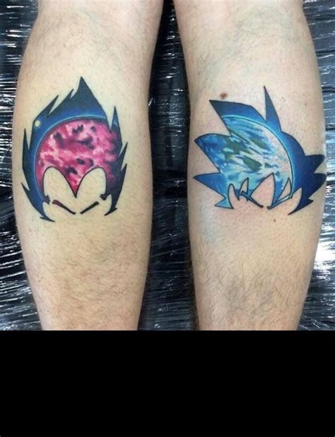Dragon ball for the new generation. Incredible Goku and Vegeta tattoo! | My Heroes | Pinterest ...