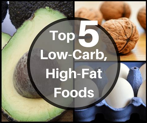 Top 5 Low Carb High Fat Foods That You Can Easily Add To Your Daily