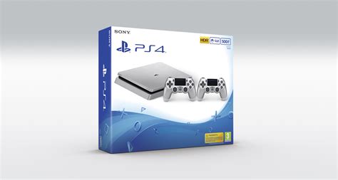 Buy Playstation 4 Slim Console 500gb Silver 2 Dualshocks