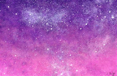 Purple Space Galaxy Art Space Art Purple