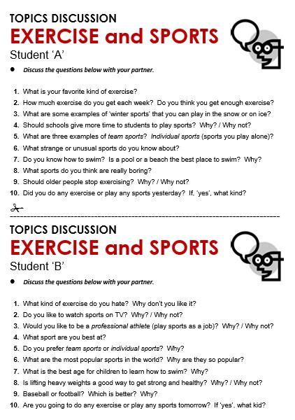 What can you say after you introduce yourself in english? Exercise and Sports - All Things Topics