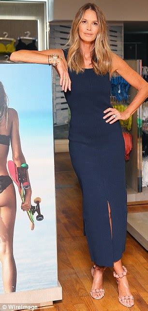 Elle Macpherson Puts On An Age Defying Display At Lingerie Launch Daily Mail Online