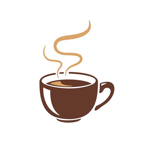 Simple Coffee Cup Vector For The Hot Drink Menu In The Cafe 9224870