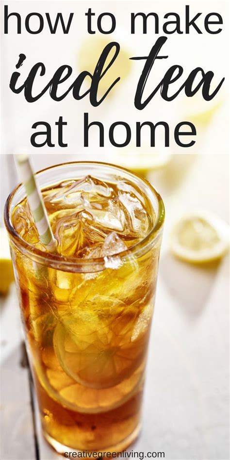 How To Make The Perfect Basic Iced Tea At Home Its So Easy Recipe