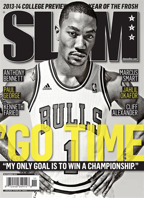 Derrick Rose Covers Slam 172 Slam Magazine Sports Magazine Magazine