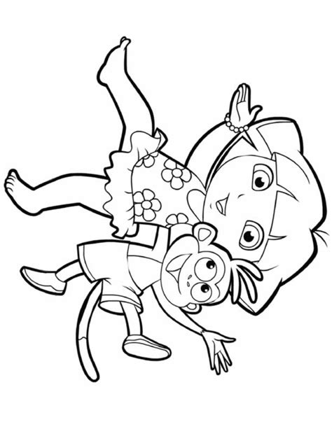 Dora Coloring Lots Of Dora Coloring Pages And Printables