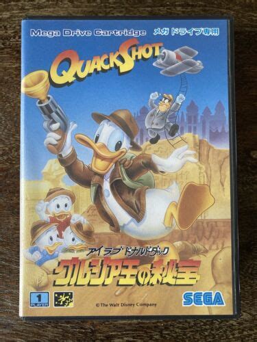 Quackshot Sega Mega Drivegenesis Ntsc Jp Jap Ebay