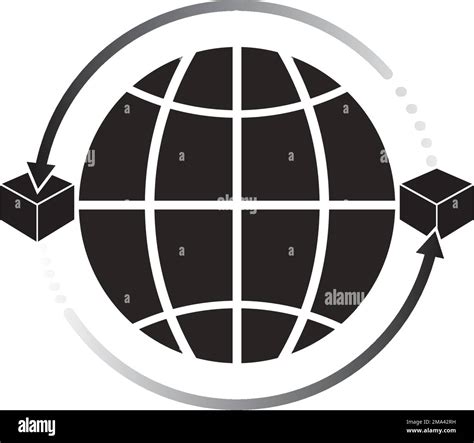 Export Import Ternational Trade Logo Vector Illustration Symbol