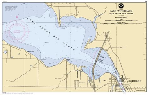 Lake Winnebago And Fox Riv Pg 14 Nautical Chart ΝΟΑΑ Charts Maps