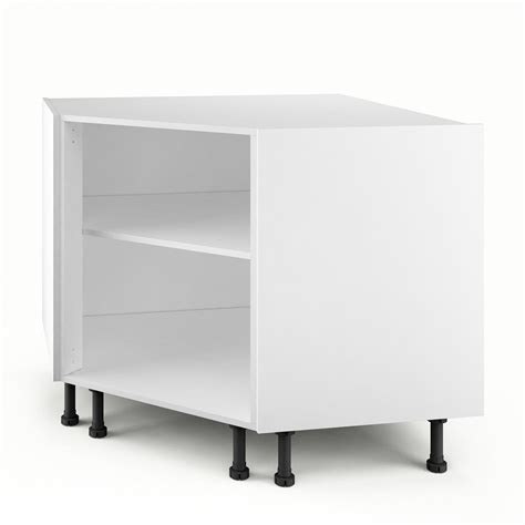 Caisson de cuisine bas d'angle PC100 DELINIA blanc L.100 x ...