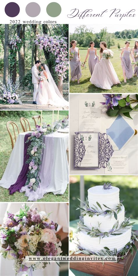 2022 wedding trends Archives - Elegantweddinginvites.com Blog Purple