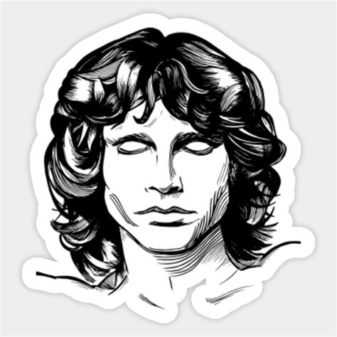 Jim Morrison Jim Morrisson Autocollant Teepublic Fr
