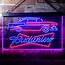 Vintage Car Auto Budweiser Dual Color Led Neon Sign  Confitplate
